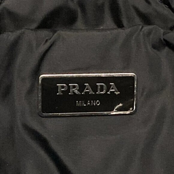 PRADA Tessuto Bomber - Black Nylon Handbag 684-061625 - Picture 13 of 14